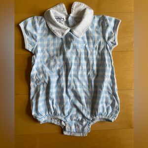 Magnolia Baby boy blue checks colored bubble